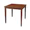 International Concepts Round Solid Wood Top Table, Espresso, 36 in W, 36 in L, 36 in H, Wood, Espresso K581-3636-36S - alternate 4